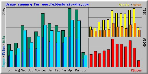 Usage summary for www.feldenkrais-mhe.com